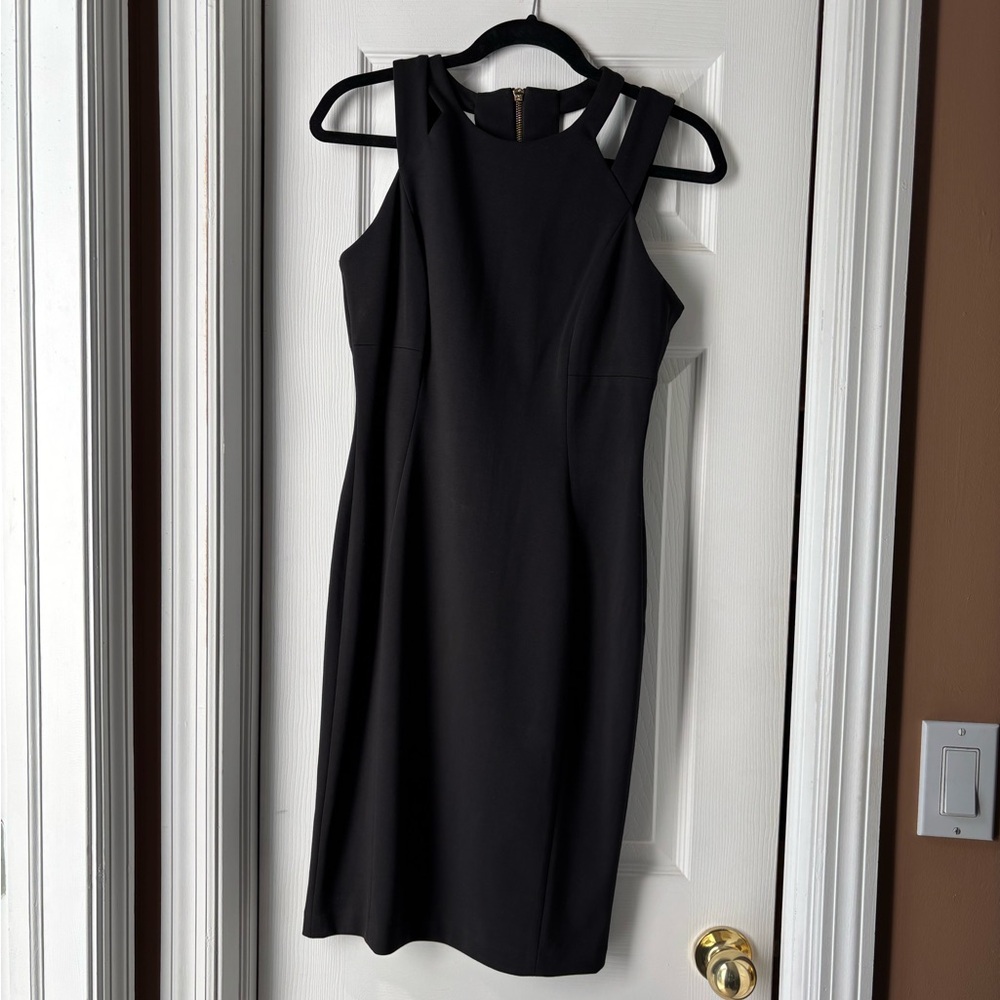 Elegant Black Sleeveless Dress